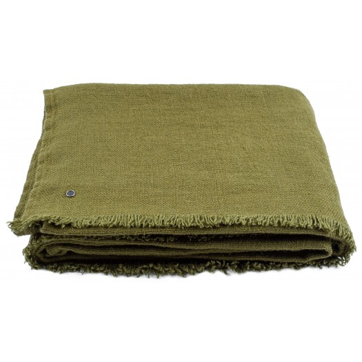 Lot de 1 housse coussin, 1 napperon, 3 plaids crochet ancien